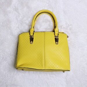 Yellow Purse with Optional Shoulder Strap